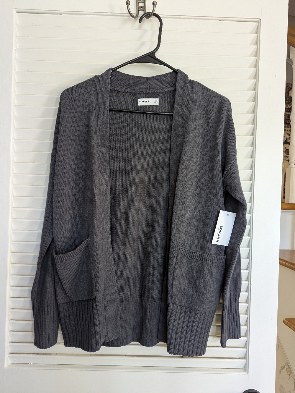 NWT Sonoma Goods For Life Gray Cardigan Size XS